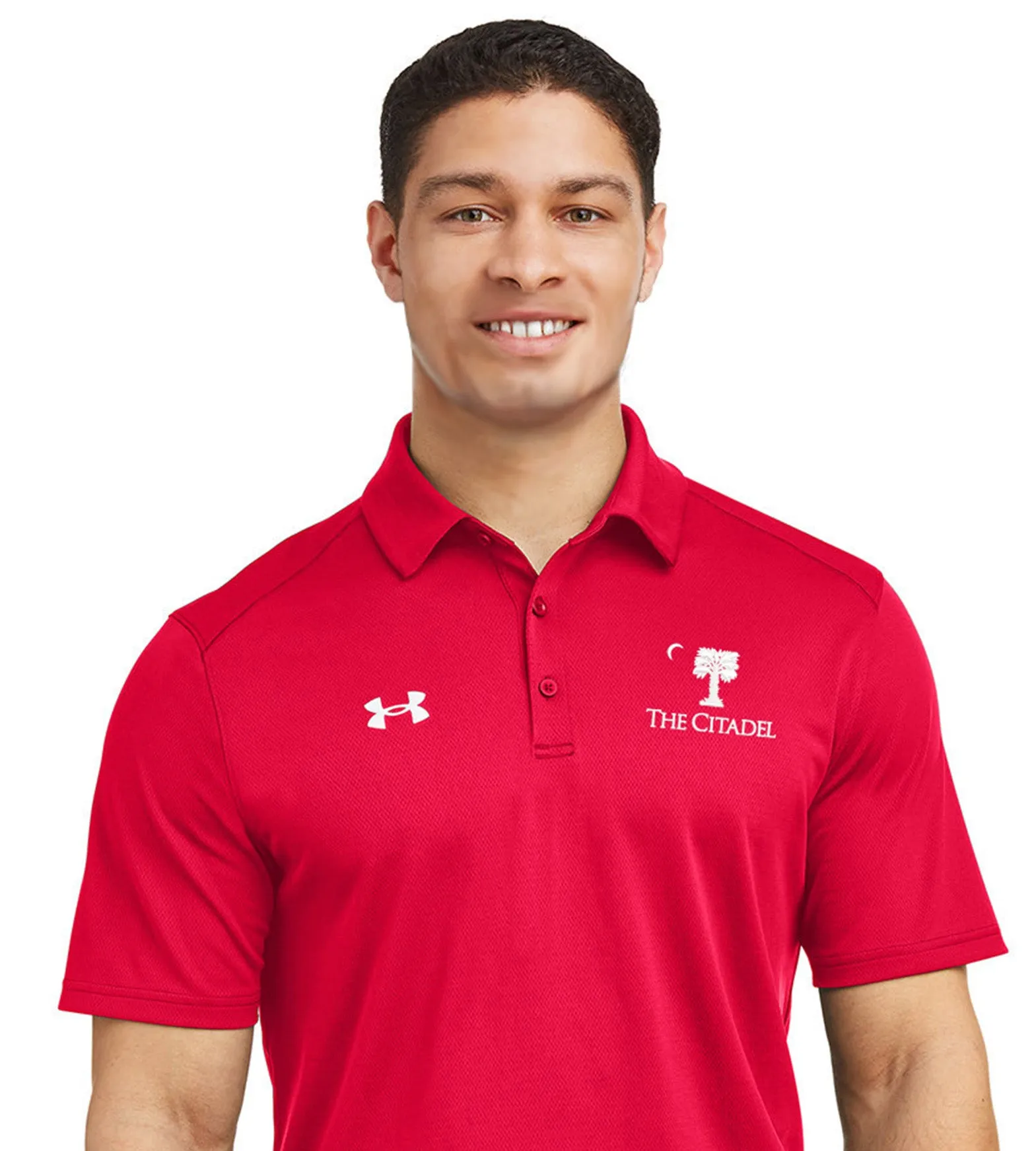 The Citadel, Big Red logo, Under Armour Men's Tech™ Polo