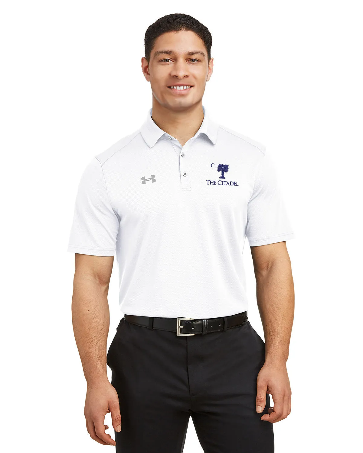 The Citadel, Big Red logo, Under Armour Men's Tech™ Polo