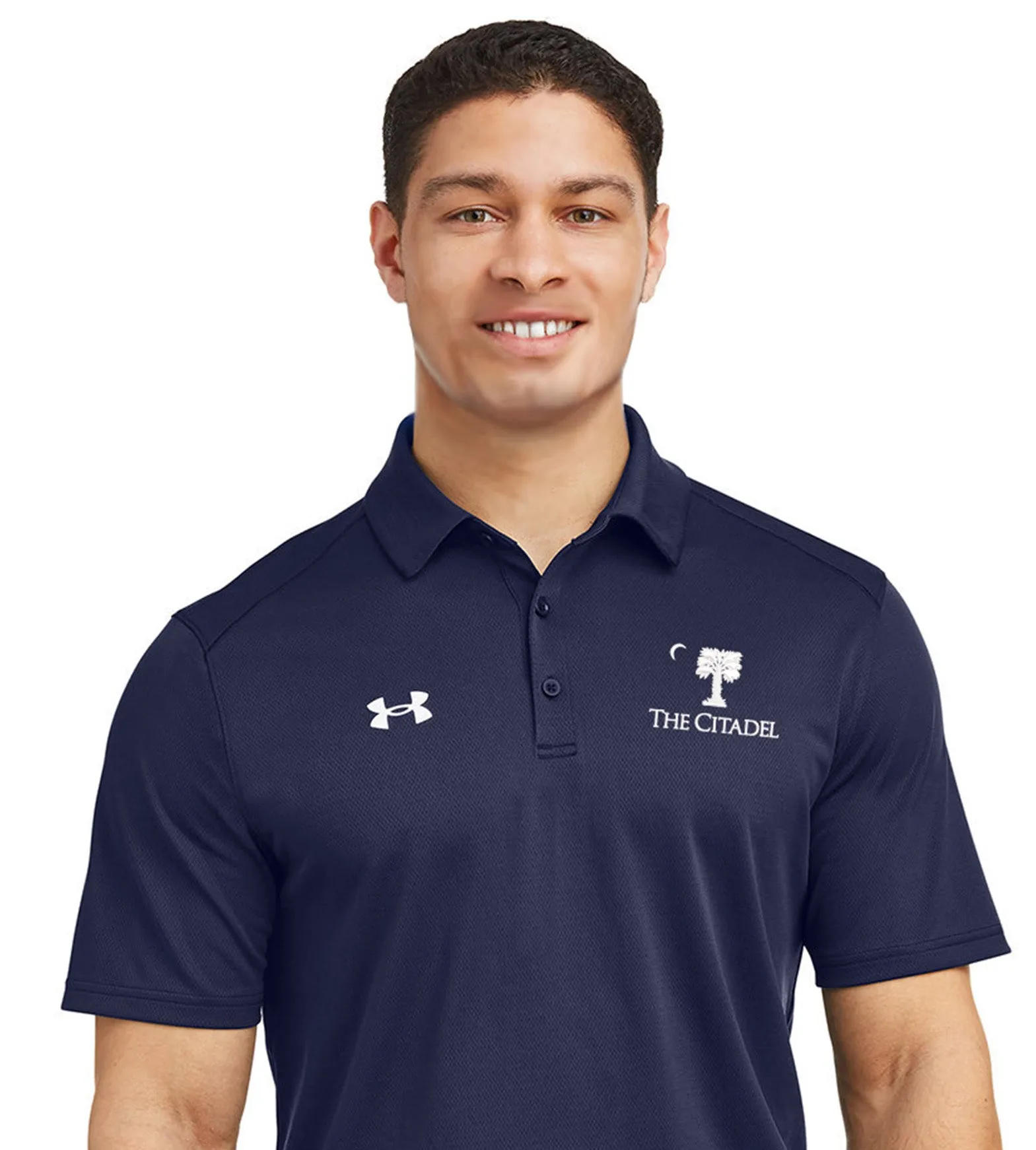 The Citadel, Big Red logo, Under Armour Men's Tech™ Polo