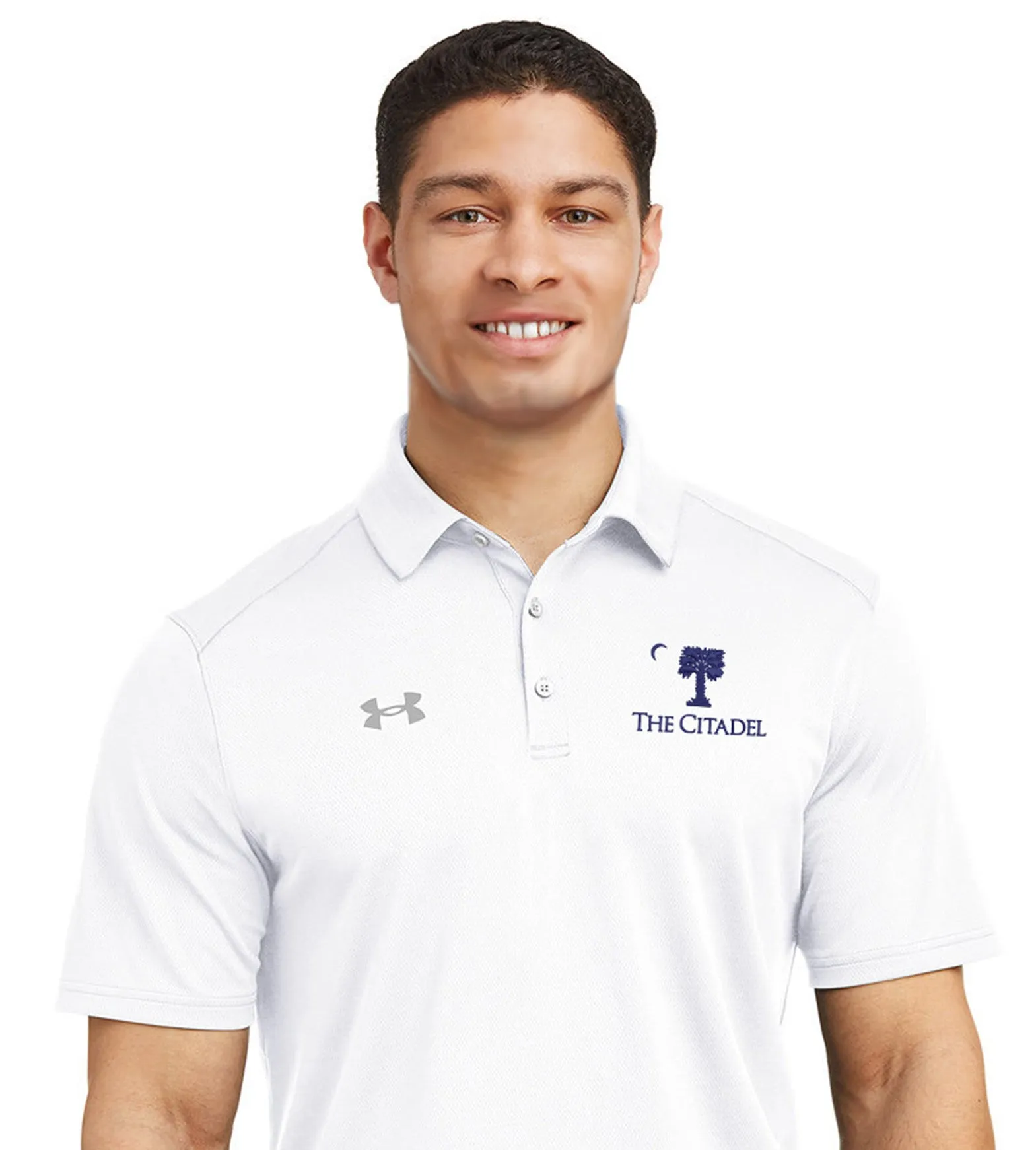 The Citadel, Big Red logo, Under Armour Men's Tech™ Polo