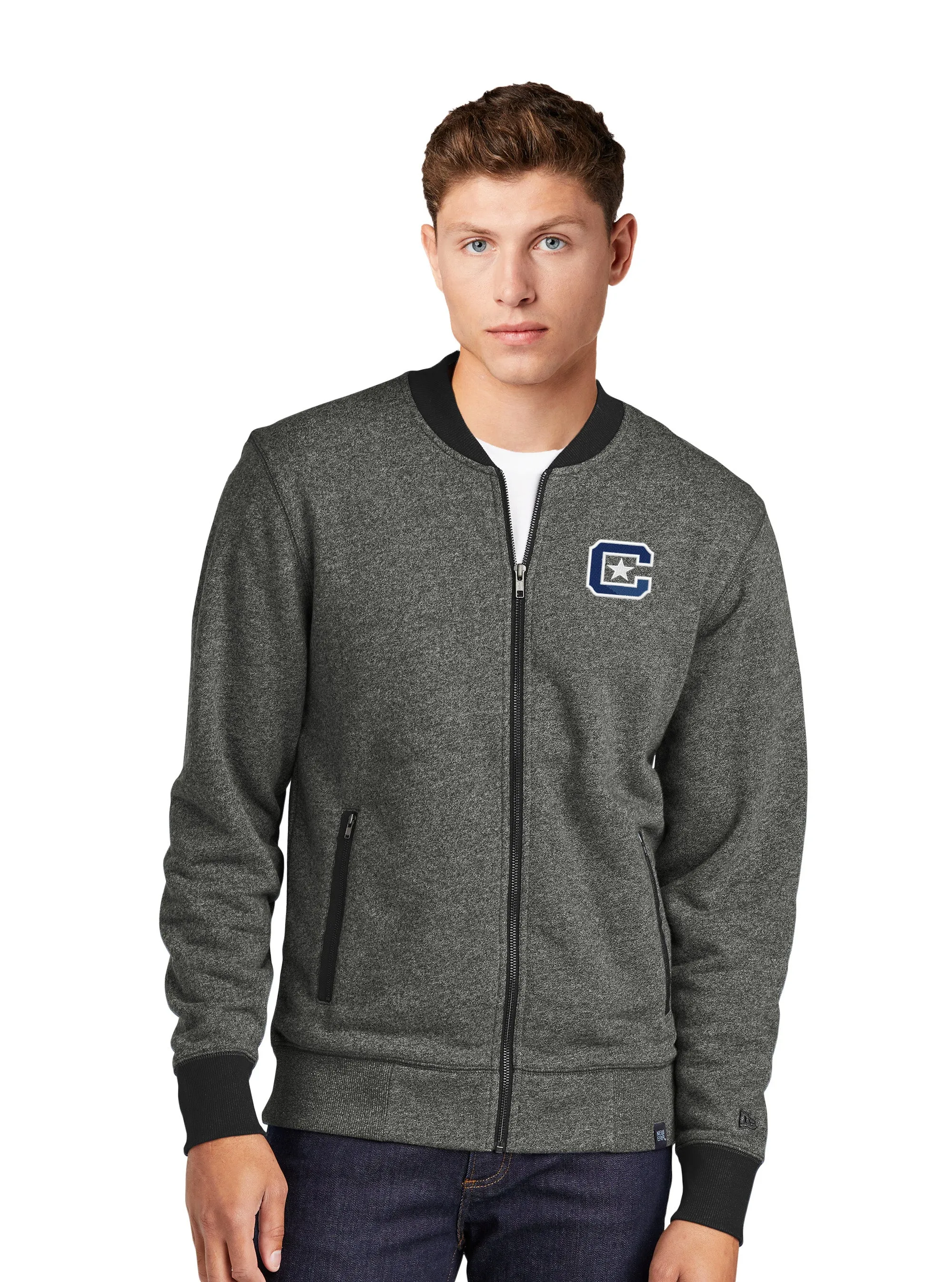 The Citadel, C Star,  New Era® French Terry Baseball Full-Zip