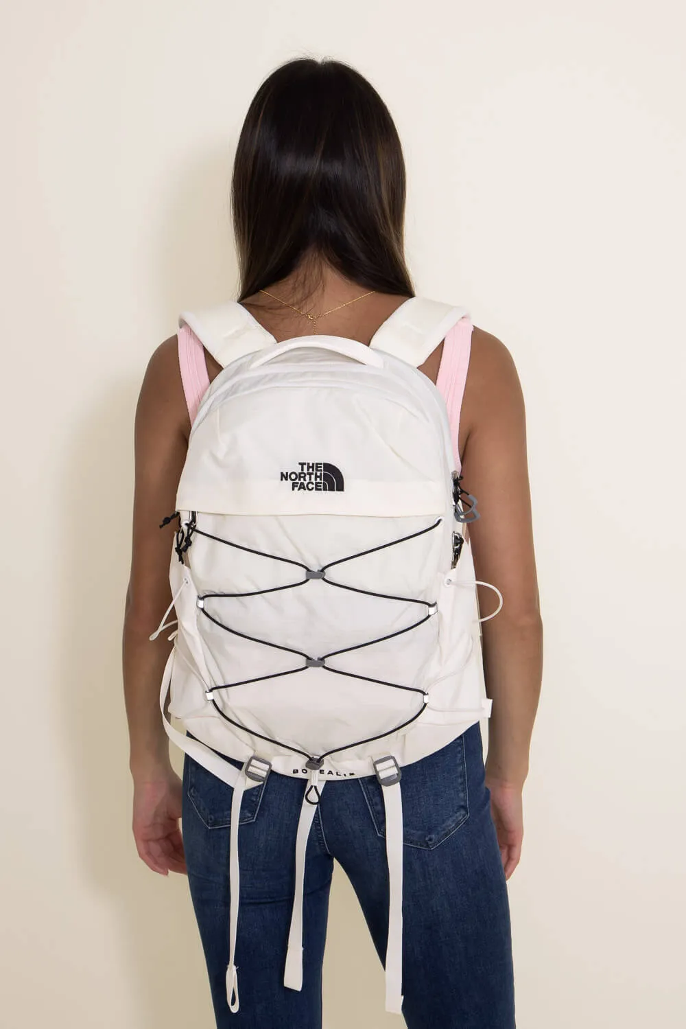 The North Face Borealis Laptop Backpack for Women in White | NF0A52SI-Q4C