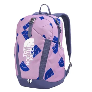 The North Face Youth Mini Recon Backpack (Lupine Next Gen Logo Print/Cave Blue/TNF White)