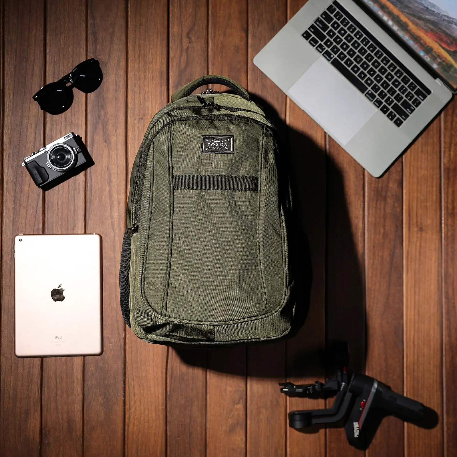 Tosca Multi Compartment Daypack 35L Khaki
