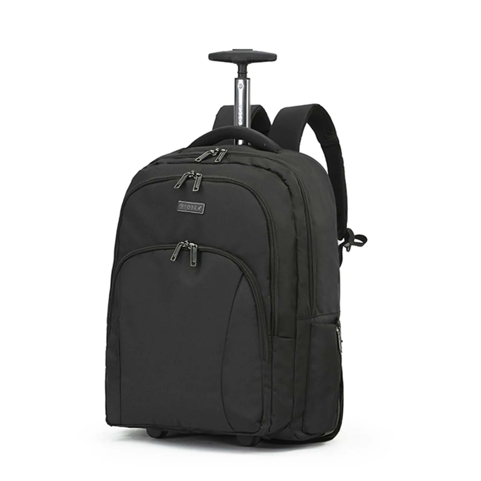 Tosca Oakmont Carry-On Wheeled Laptop Backpack Black