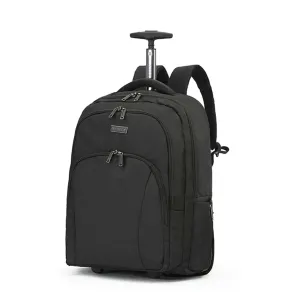 Tosca Oakmont Carry-On Wheeled Laptop Backpack Black