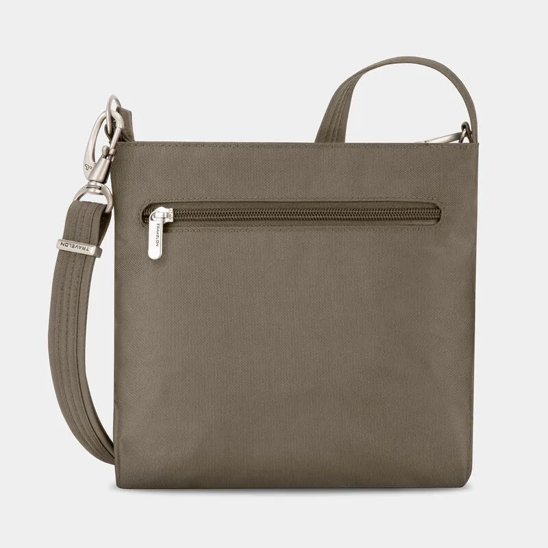 Travelon Anti-Theft Classic Mini Shoulder Bag - Nutmeg