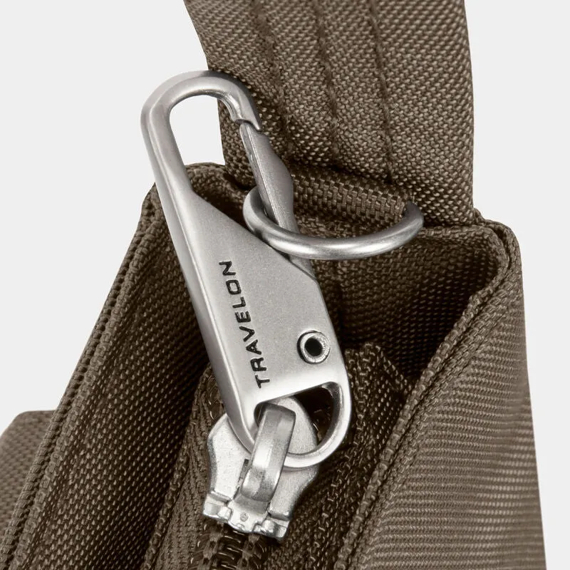 Travelon Anti-Theft Classic Mini Shoulder Bag - Nutmeg