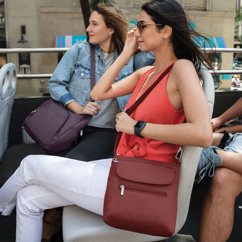 Travelon Anti-Theft Classic Mini Shoulder Bag - Nutmeg