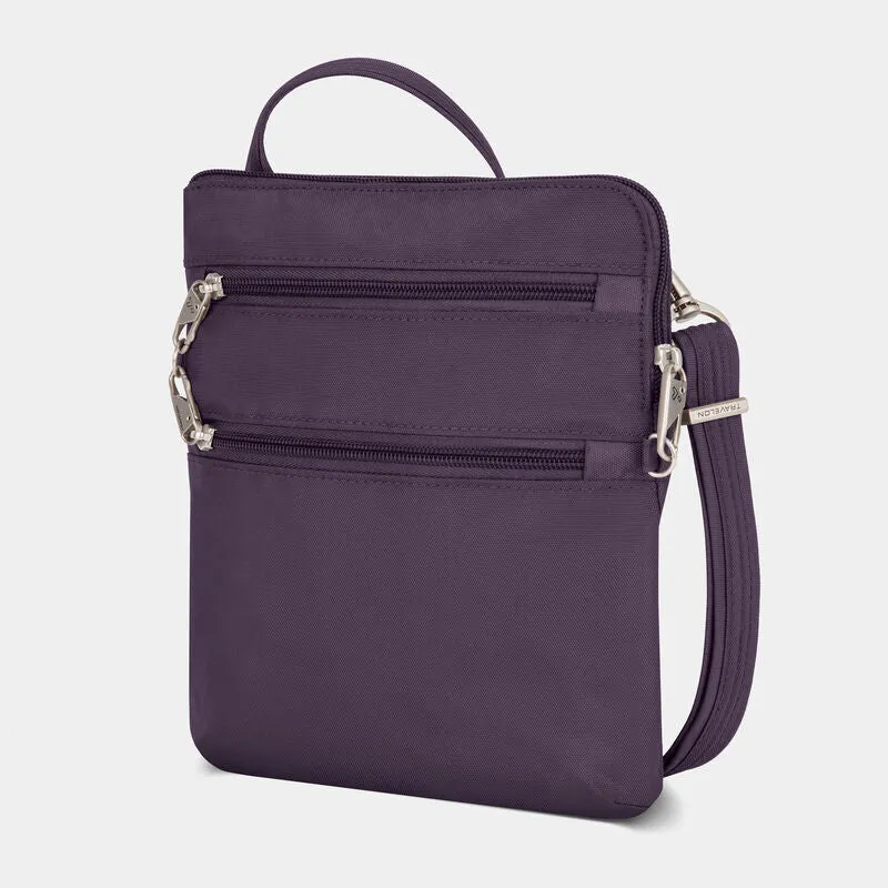 Travelon Anti-Theft Classic Slim Crossbody - Purple