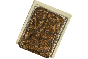 Tree Bark Elephant Men's Magnetic Money Clip