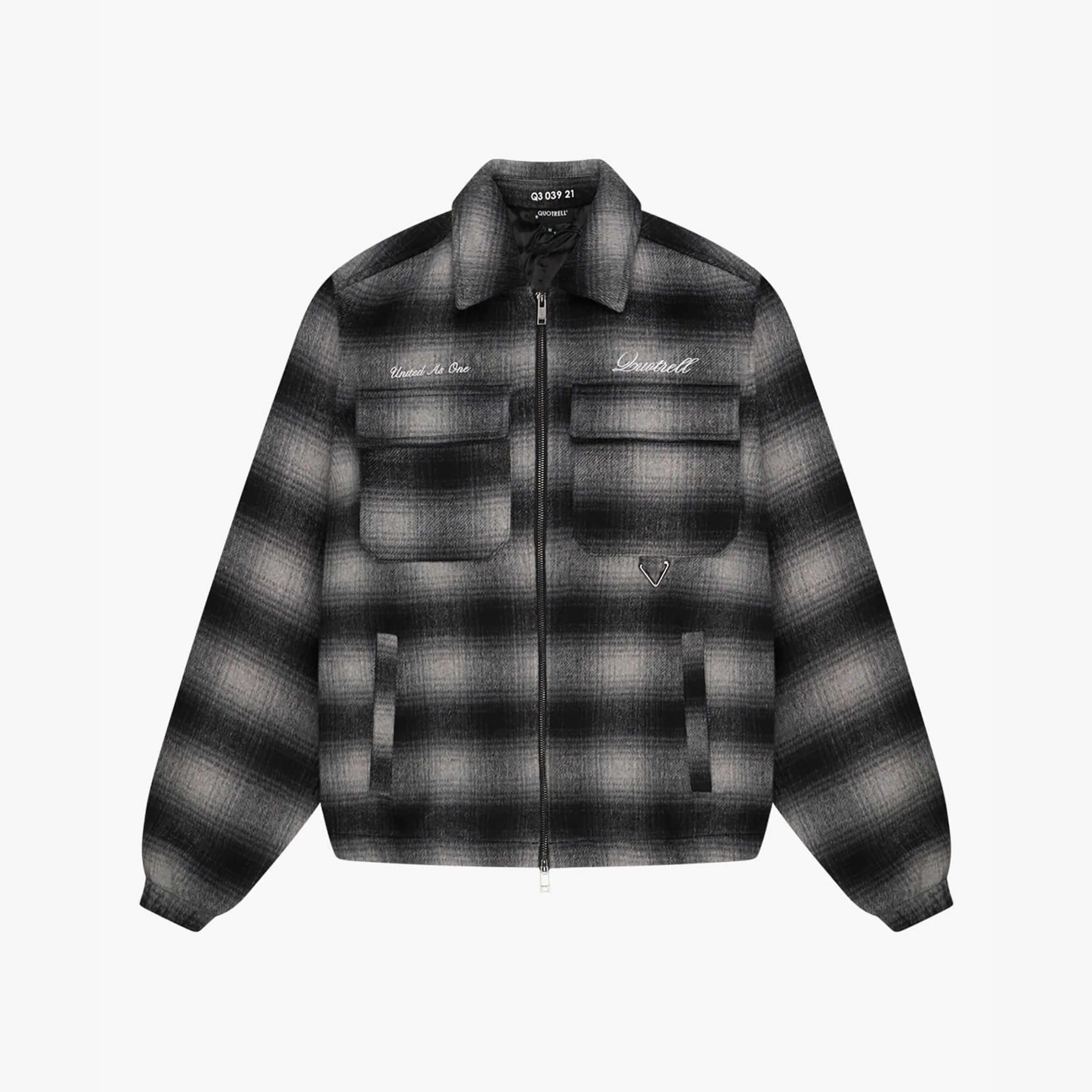 VALOR QUILTED JACKET | BLACK/WHITE