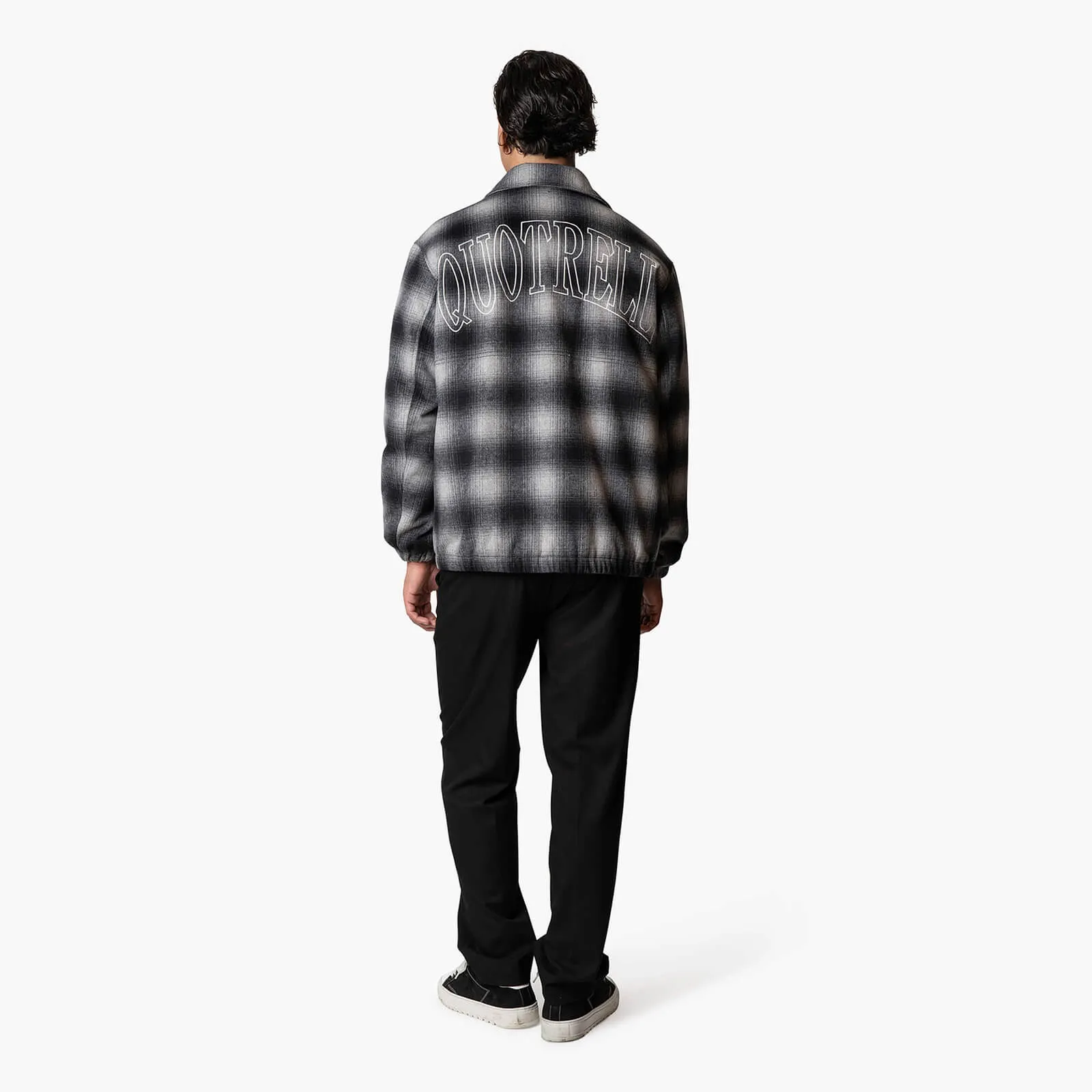 VALOR QUILTED JACKET | BLACK/WHITE