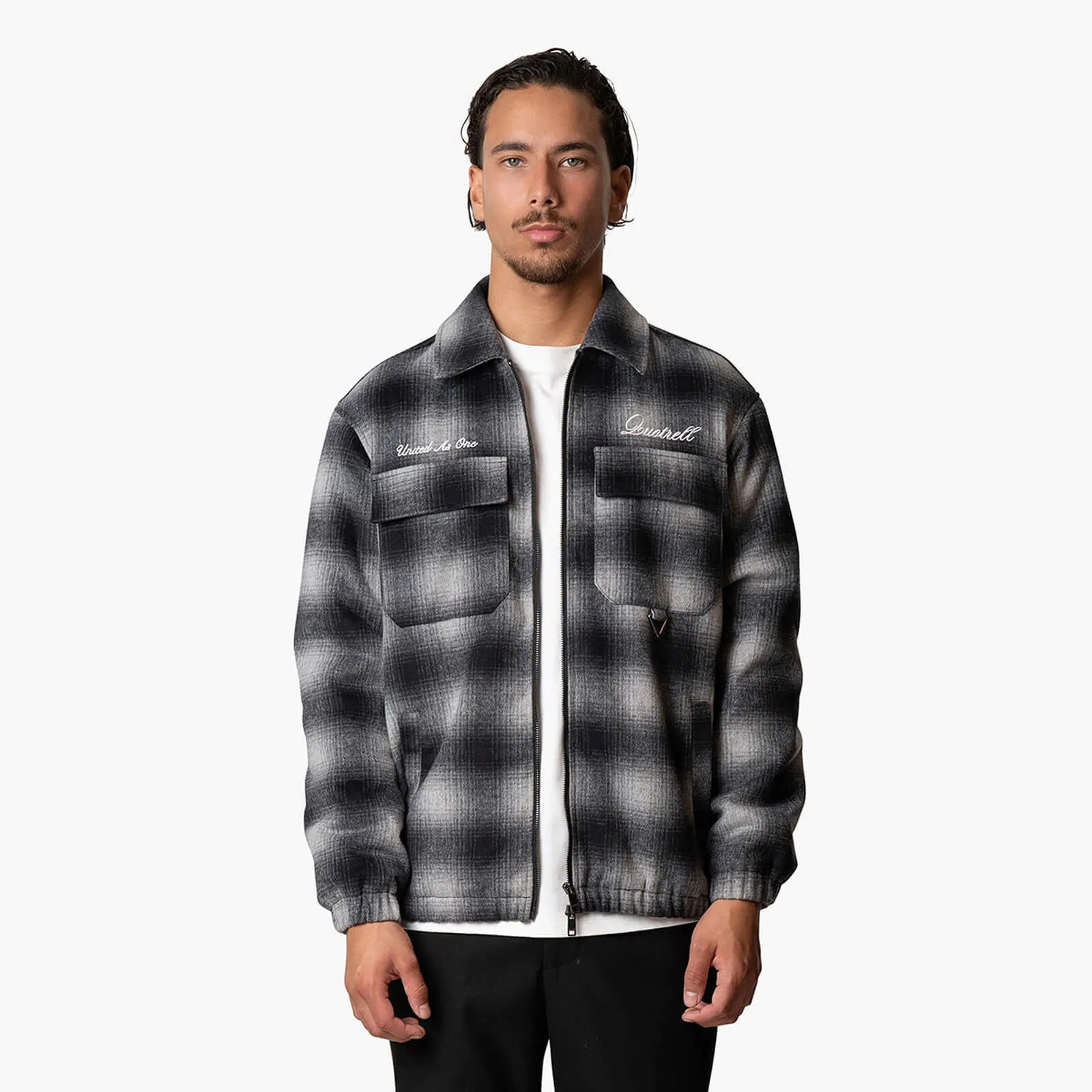 VALOR QUILTED JACKET | BLACK/WHITE
