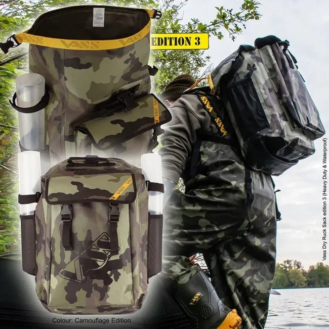 Vass Dry Fishing Ruck Sack Edition 3 - Camouflage