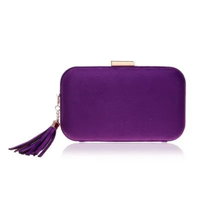 Velvet luxury women clutch party diamonds
