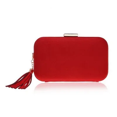 Velvet luxury women clutch party diamonds