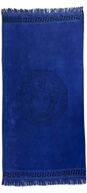 Versace Embroidered Medusa Towel