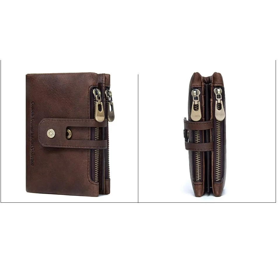 Wallet (RFID Blocking) <br> Genuine Leather