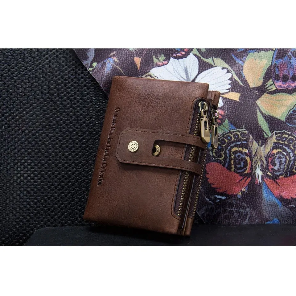 Wallet (RFID Blocking) <br> Genuine Leather