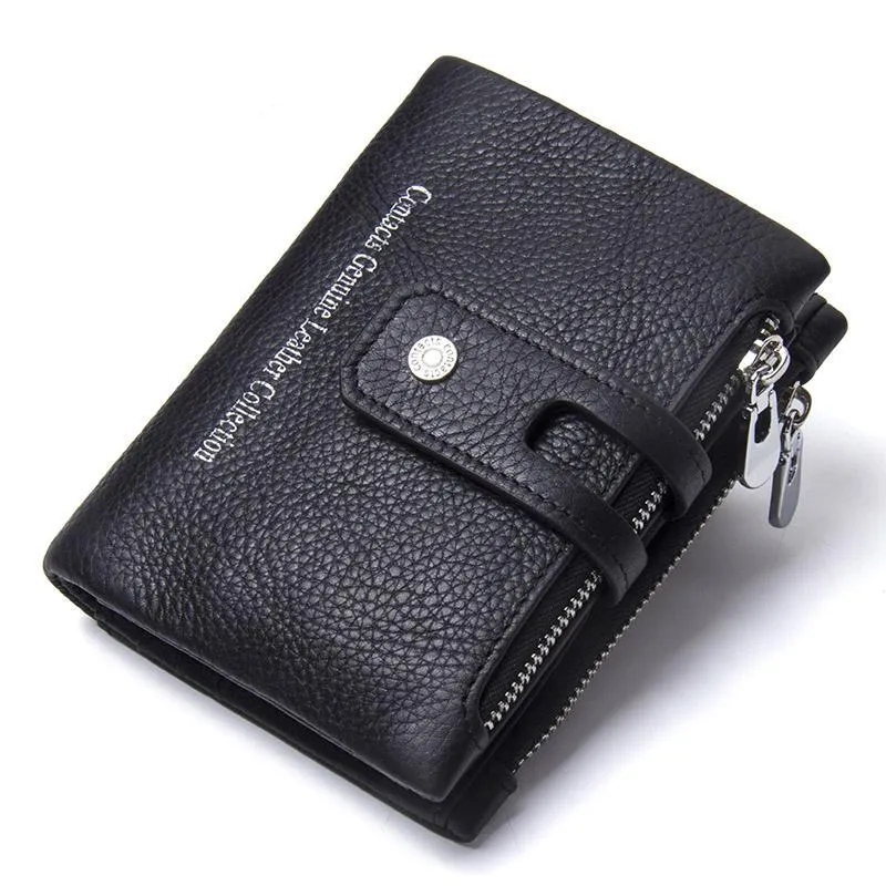 Wallet (RFID Blocking) <br> Genuine Leather