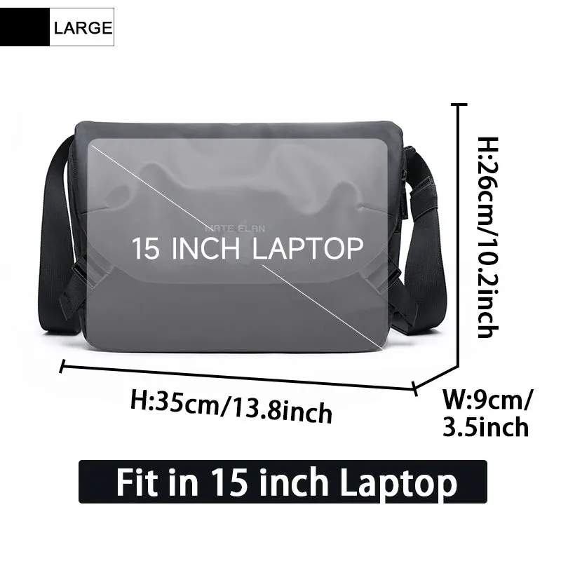 Waterproof Men's Crossbody Bags Male Nylon Shoulder Messenger Bags Handbags for Boys School Travel Casual Large Capacity