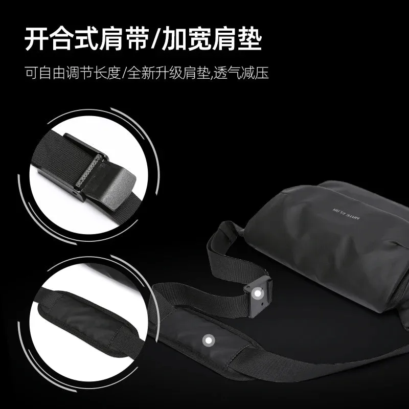 Waterproof Men's Crossbody Bags Male Nylon Shoulder Messenger Bags Handbags for Boys School Travel Casual Large Capacity