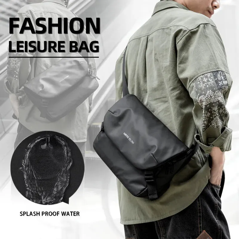 Waterproof Men's Crossbody Bags Male Nylon Shoulder Messenger Bags Handbags for Boys School Travel Casual Large Capacity