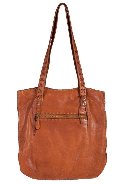 Western Shoulder Bag with Cross Stitch