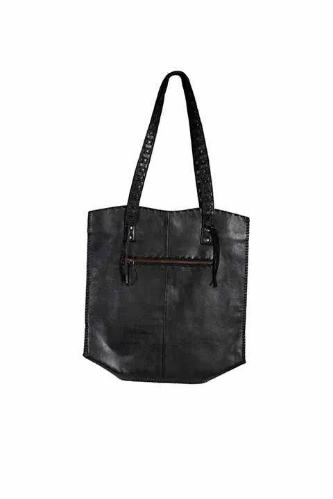 Western Shoulder Bag with Cross Stitch