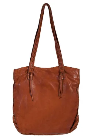 Western Shoulder Bag with Cross Stitch