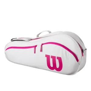 Wilson Advantage 3 Pack 2025 Racquet Bag - Off White/Pink