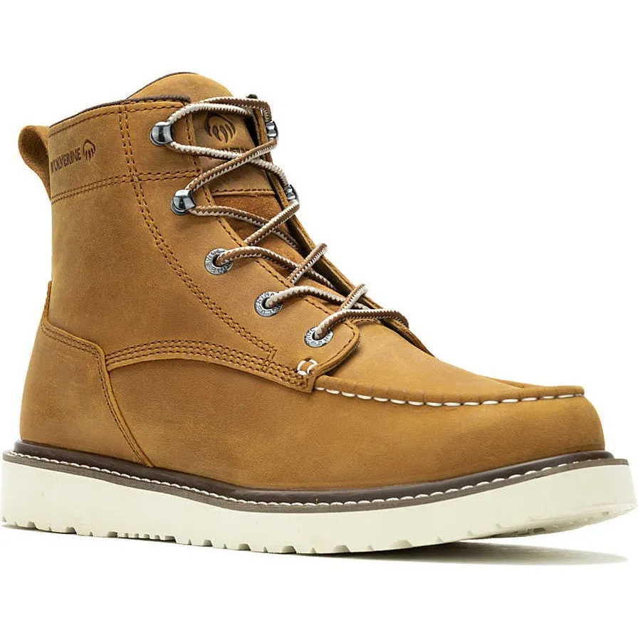 Wolverine Men's Trade 6" Soft Toe Wedge Unlined Work Boot - Tan - W240010