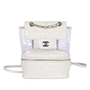 Zip Around Front Flap Backpack Quilted Leather