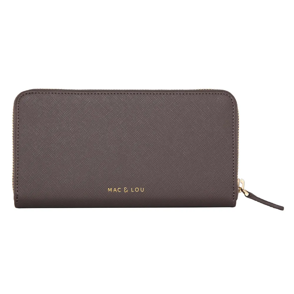 Zip Wallet | Pale Brown