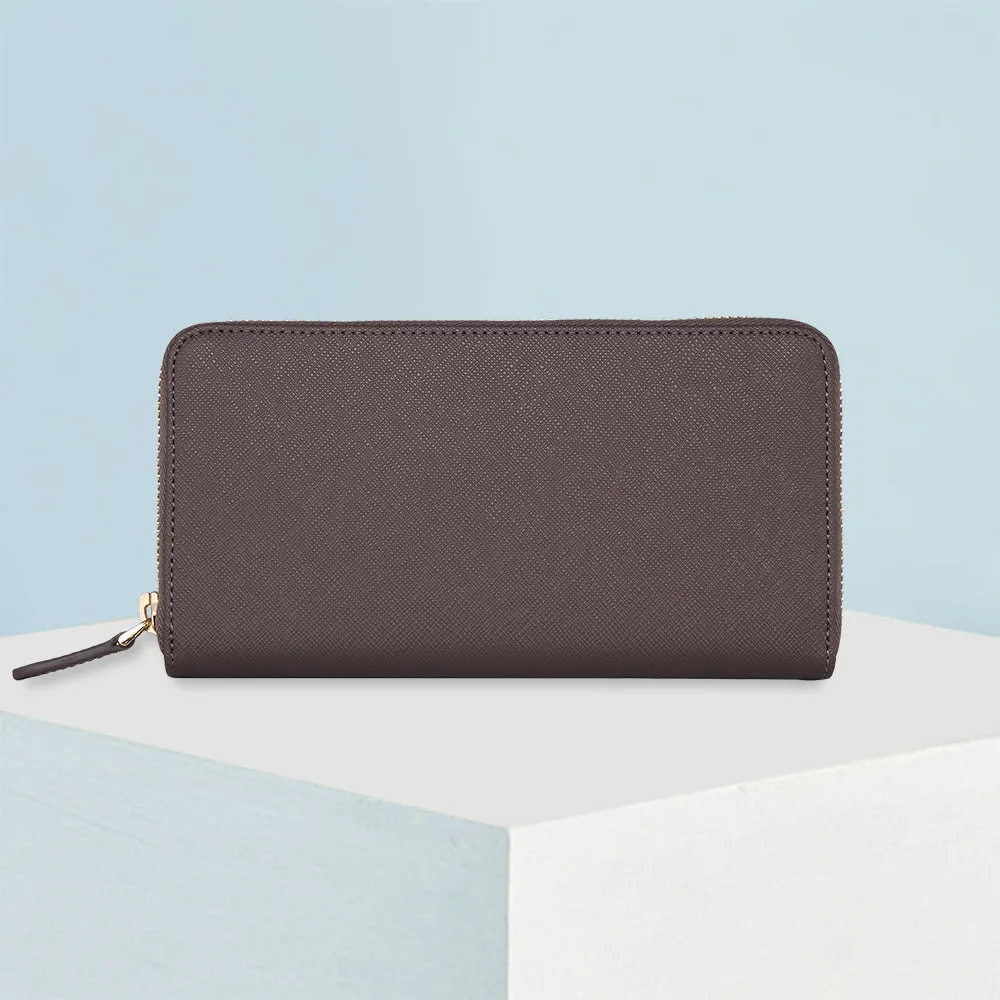 Zip Wallet | Pale Brown