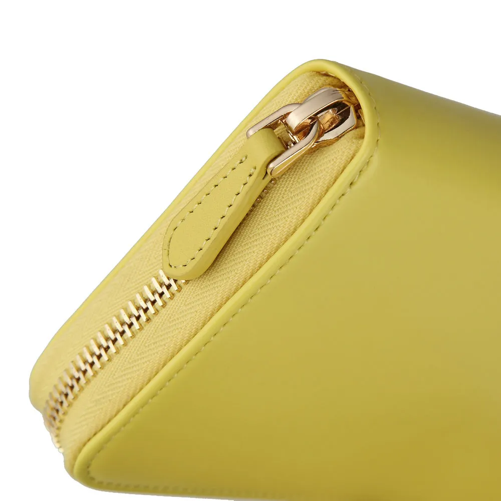 Zip Wallet | Smooth Canary Yellow