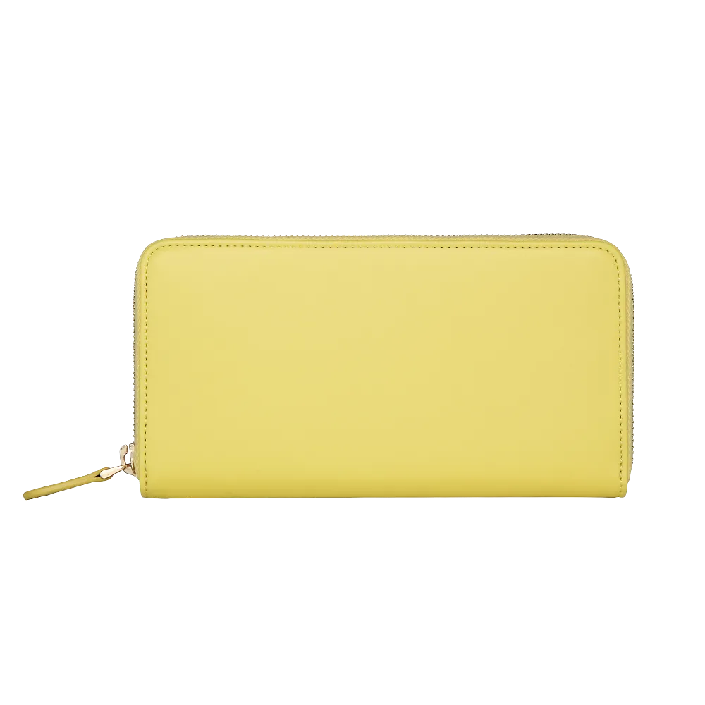 Zip Wallet | Smooth Canary Yellow
